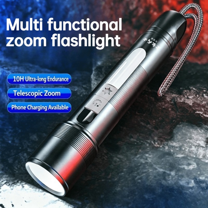 Outdoor Lighting For Camping - مصباح يدوي LED متعدد الوظائف قابل
