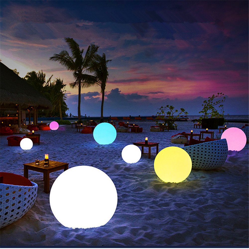 Outdoor Lighting Brands - كرة متوهجة LED قابلة لإعادة الشحن