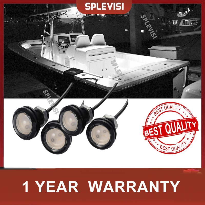 Outdoor Lighting Brands - 4 قطعة LED قارب ضوء للماء