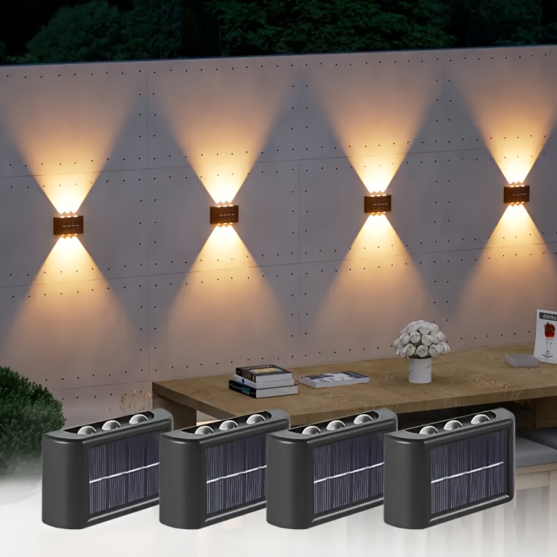 Outdoor Lighting Brands - مصباح جداري شمسي LED خارجي مقاوم