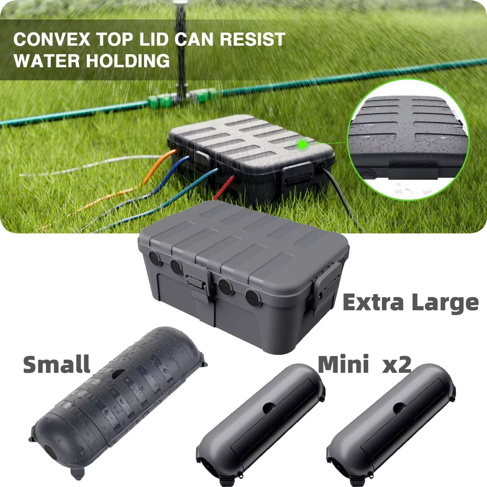 Outdoor Lighting Socket - صندوق كهربائي خارجي كبير مقاوم للعوامل