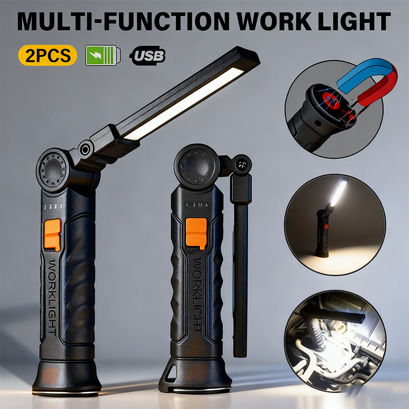 Outdoor Lighting For Camping - المحمولة COB مصباح ليد جيب USB