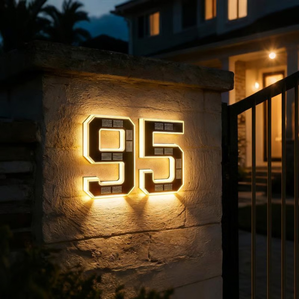 Xl Outdoor Lighting - لافتة عنوان شمسية جديدة مع إضاءة