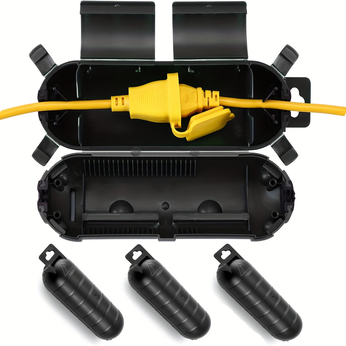 Outdoor Lighting Socket - غطاء أمان واقٍ لتوصيل سلك التمديد،