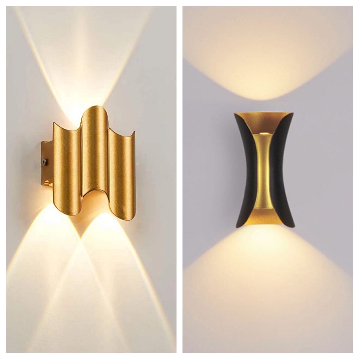 Xl Outdoor Lighting - الألومنيوم الذهبي الجسم وحدة إضاءة LED