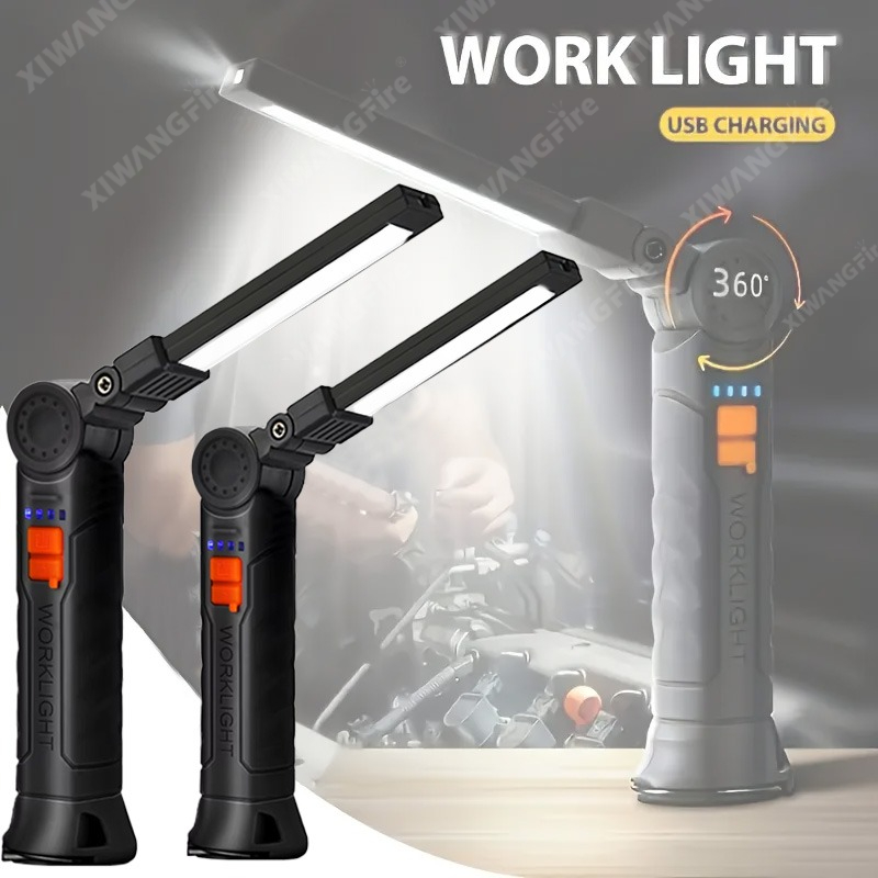 Outdoor Lighting Permanent - مصباح يدوي LED قابل لإعادة الشحن