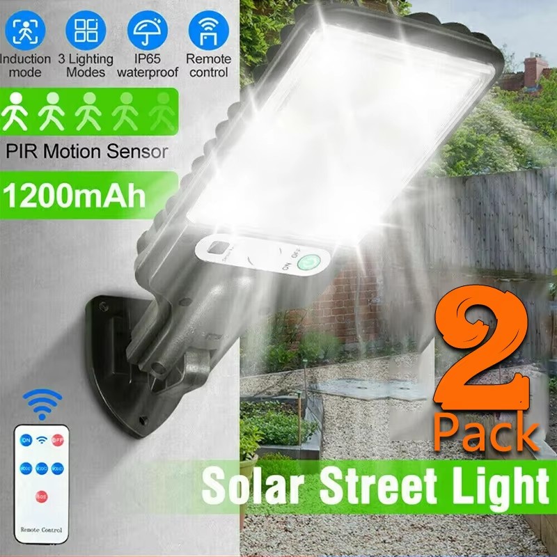 Bollard Light Garden - أضواء حديقة شمسية خارجية مع مستشعر
