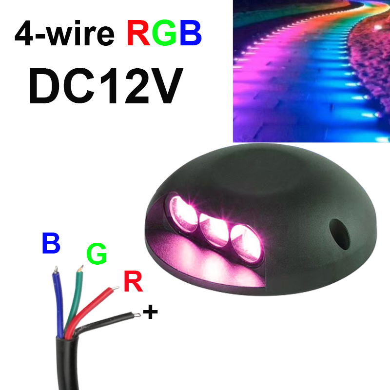Outdoor Lighting Underground Wiring - مصباح أرضي خارجي مقاوم للماء بقوة