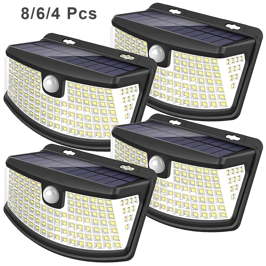 Outdoor Lighting Front Yard - 8/6/4 عبوات من أضواء الاستشعار الحركي
