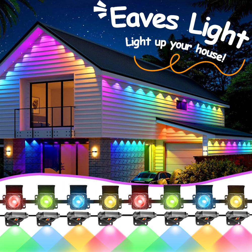 Outdoor Lighting Permanent - أضواء دائمة للأسقف الخارجية لتزيين الحدائق،