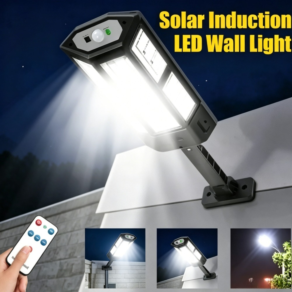 Outdoor Lighting Garage - مصباح LED شمسي قوي للاستخدام الخارجي،