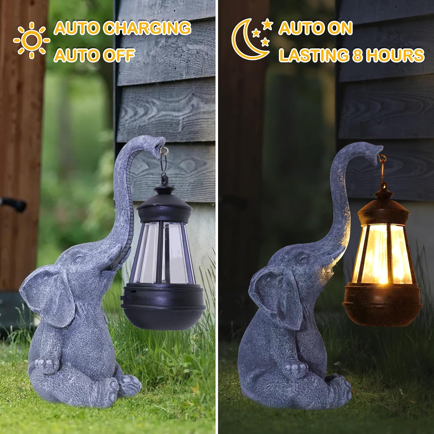 تمثال فيل من الراتنج للحديقة م - مراجعة Bollard Light Garden وسعره
