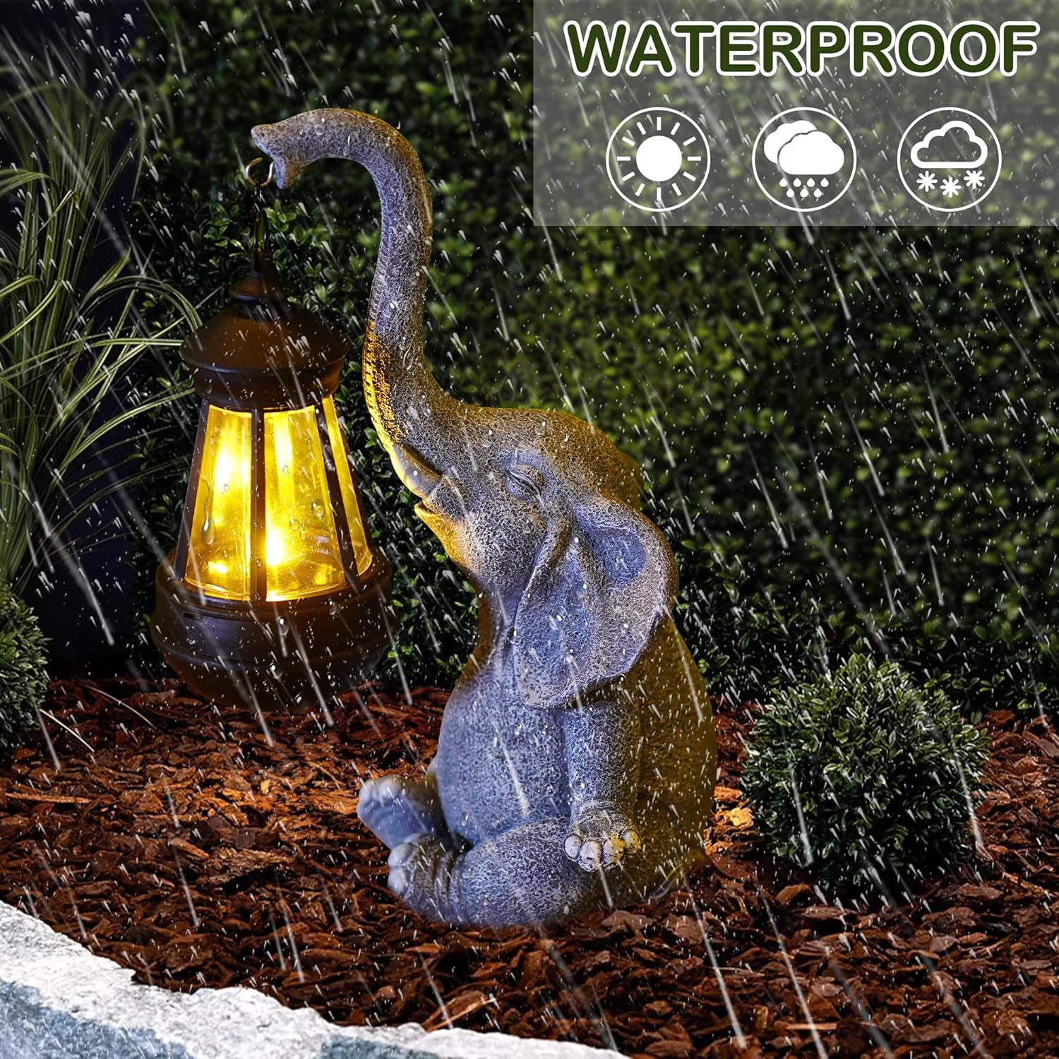 تمثال فيل من الراتنج للحديقة م - مراجعة Bollard Light Garden وسعره