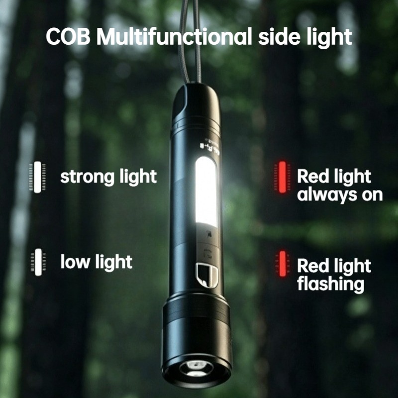 مصباح يدوي LED متعدد الوظائف ق - مراجعة Outdoor Lighting For Camping وسعره