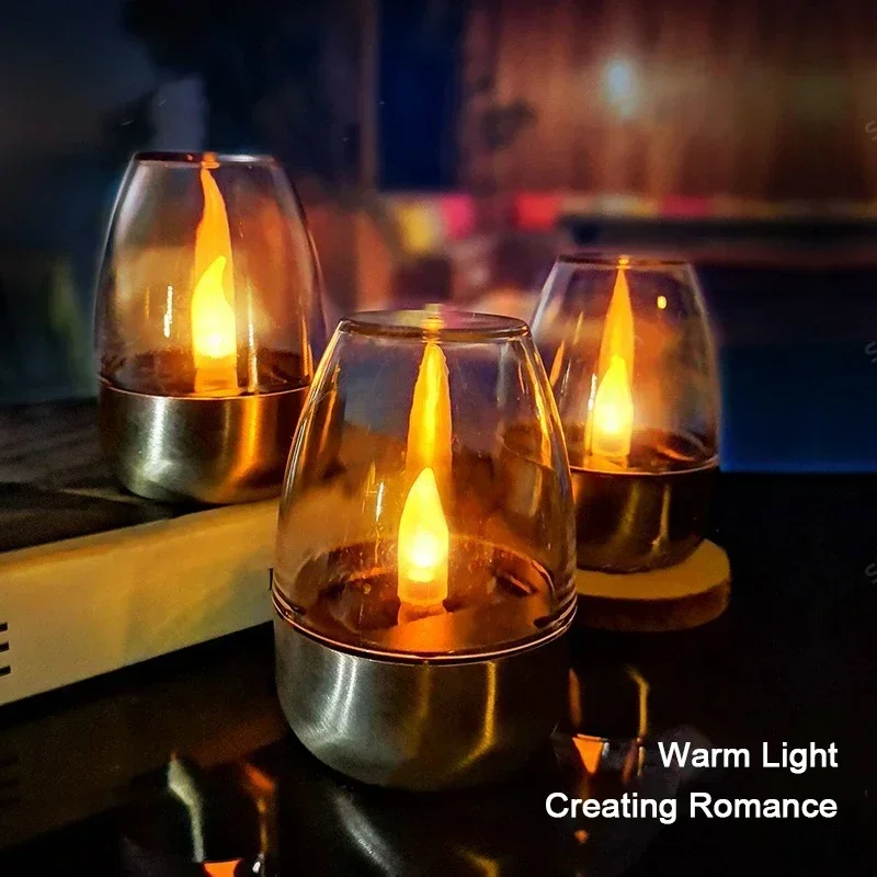 LED الشموع الشمسية ضوء عديمة ا - مراجعة Outdoor Lighting Company وسعره