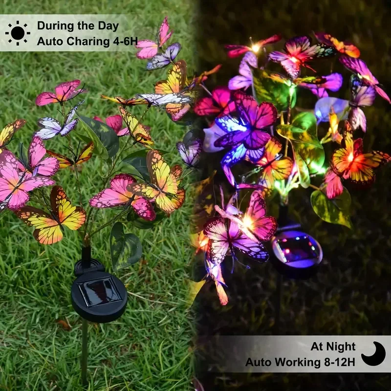 أضواء حديقة الفراشة LED بالطاق - مراجعة Outdoor Lighting Brands وسعره