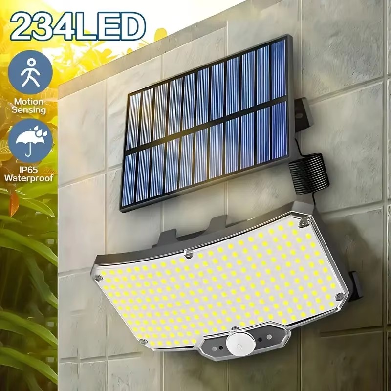 مصباح شمسي خارجي بـ 234 مصباح  - مراجعة Outdoor Lighting Garage وسعره