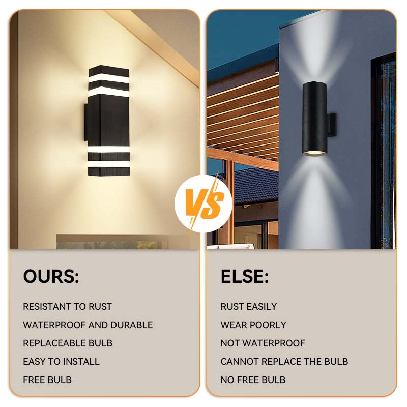مقاوم للماء LED الجدار الخفيفة - مراجعة Outdoor Lighting Glass Replacement وسعره