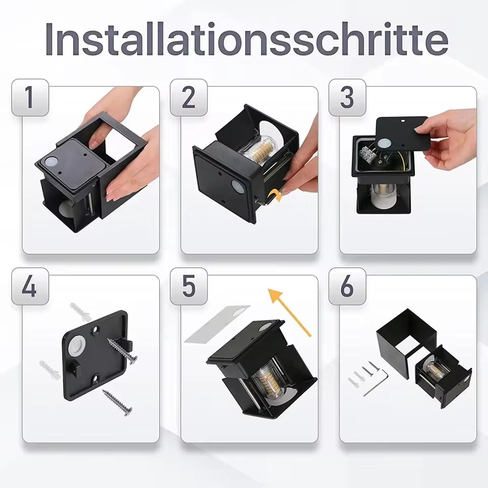 مصباح جداري حديث بتقنية LED مق - مراجعة Outdoor Lighting Glass Replacement وسعره