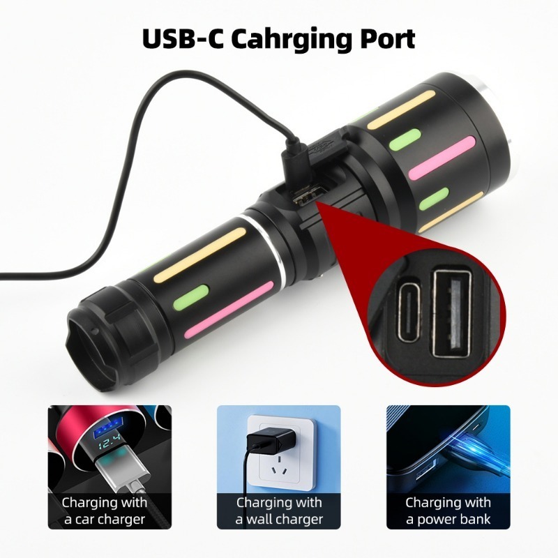 مصباح يدوي فلورسنت أبيض عالي ا - مراجعة Outdoor Lighting For Camping وسعره