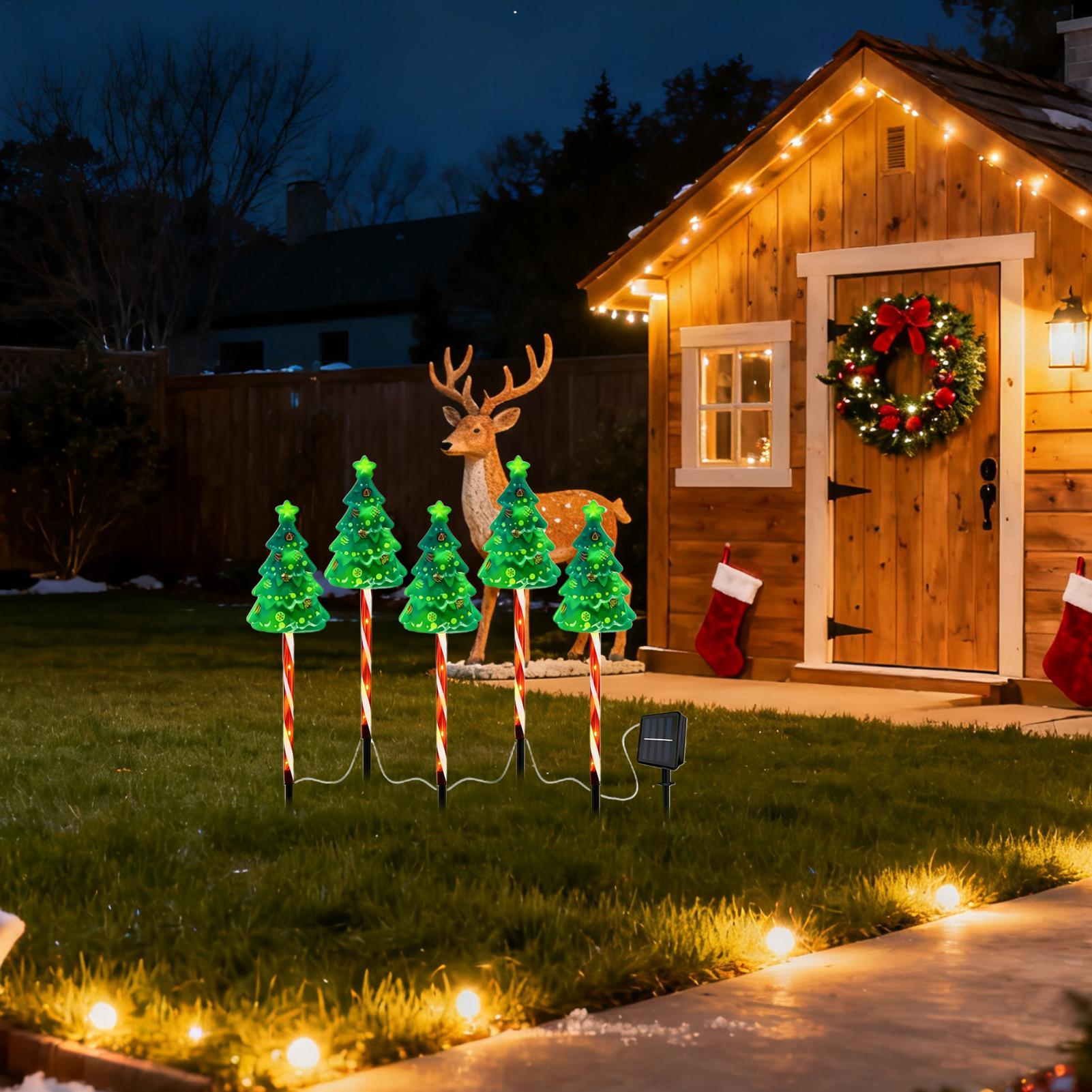 شجرة عيد الميلاد درب ضوء تعمل  - مراجعة Outdoor Lighting Front Yard وسعره
