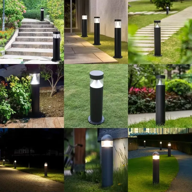 مصباح إنارة خارجي LED حديث من  - مراجعة Bollard Light Garden وسعره