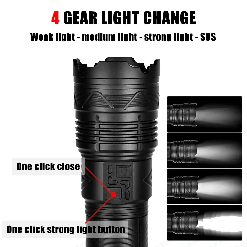 مصباح يدوي LED فائق السطوع بقو - مراجعة Outdoor Lighting The Range وسعره