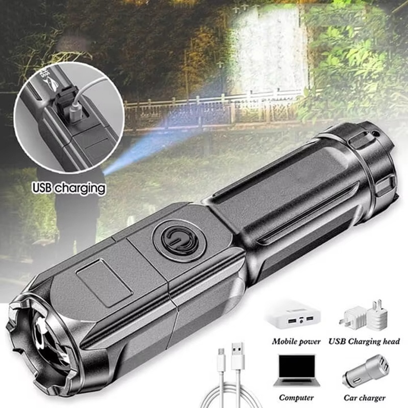 مصباح يدوي متعدد الوظائف يعمل  - مراجعة Outdoor Lighting The Range وسعره