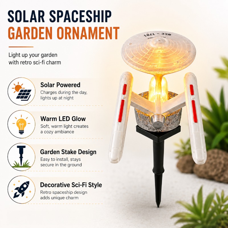 مصباح حديقة شمسي على شكل سفينة - مراجعة Outdoor Lighting Company وسعره