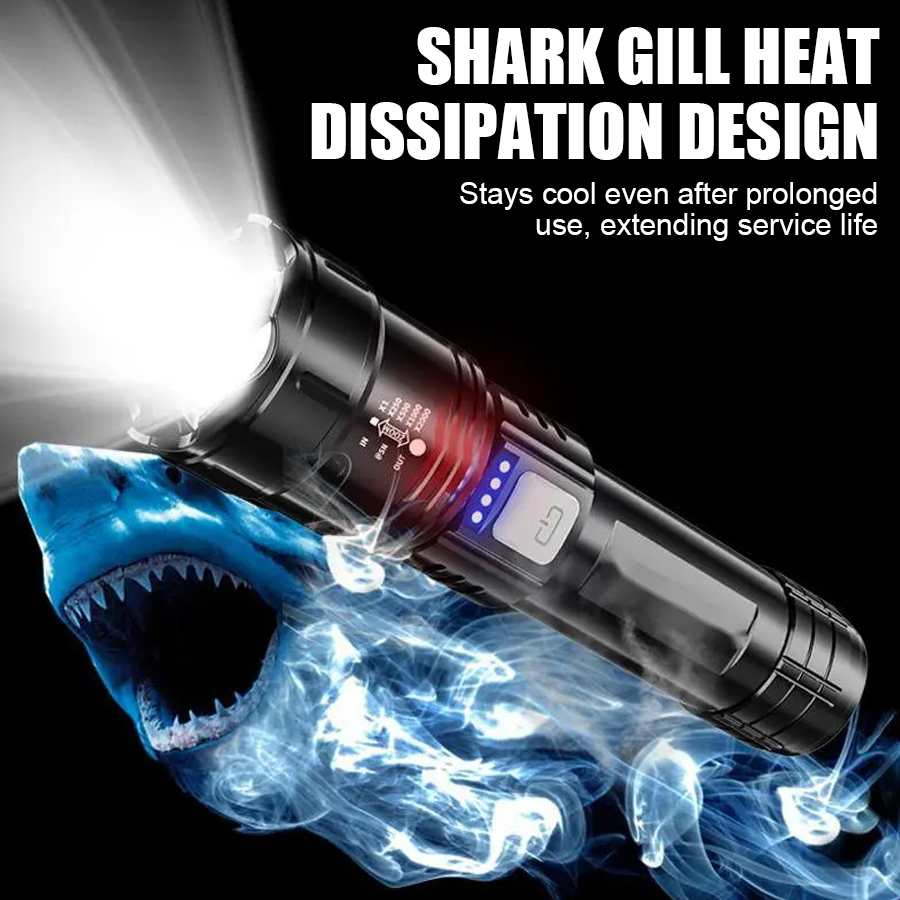 مصباح يدوي LED عالي القوة P50  - مراجعة Outdoor Lighting For Camping وسعره