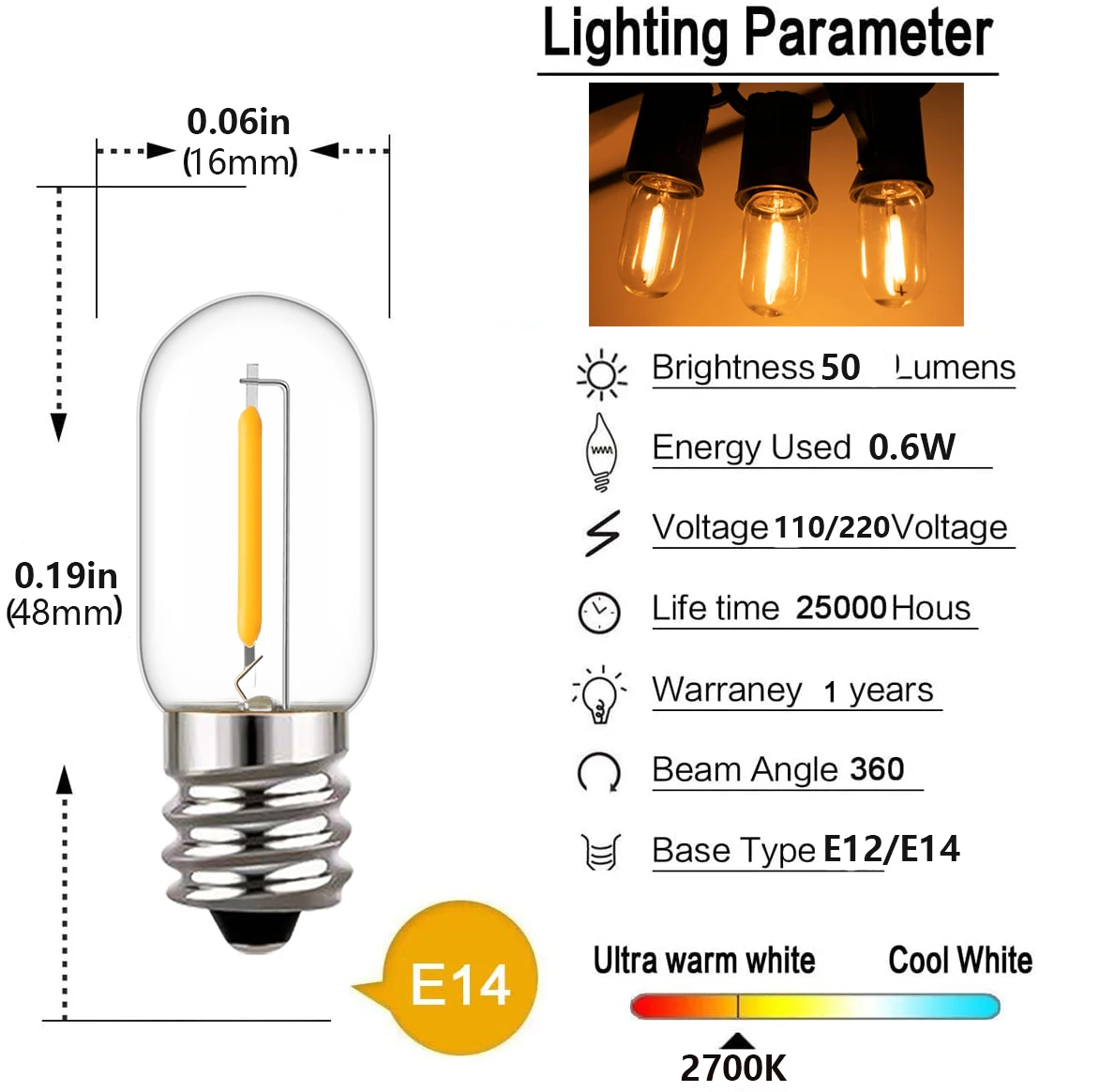 25 قطعة LED T16 0.6 واط سلسلة  - مراجعة Outdoor Lighting Glass Replacement وسعره