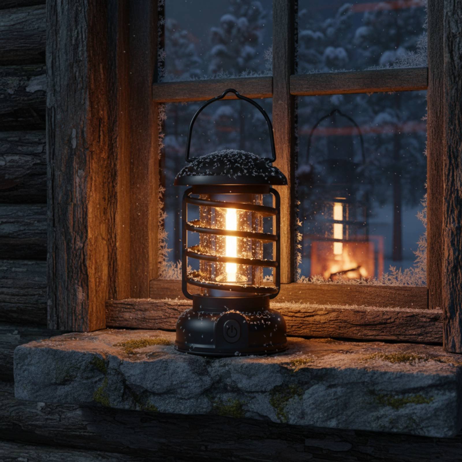 فانوس تخييم بتصميم عتيق مع مصد - مراجعة Outdoor Lighting For Camping وسعره