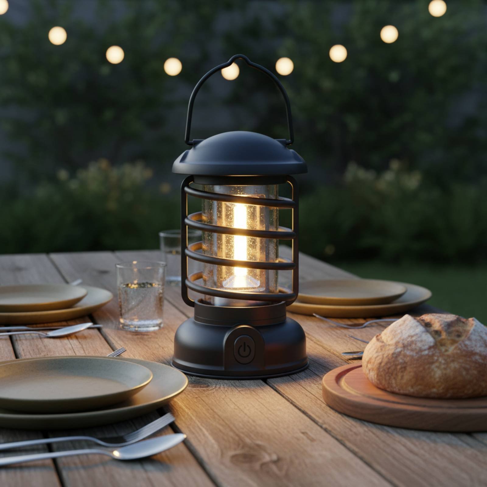 فانوس تخييم بتصميم عتيق مع مصد - مراجعة Outdoor Lighting For Camping وسعره