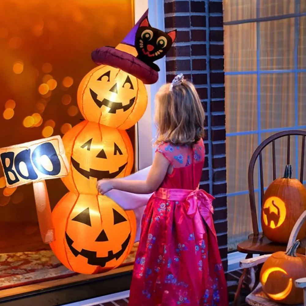 نموذج يقطين قابل للنفخ للهالوي - مراجعة Outdoor Lighting Brands وسعره