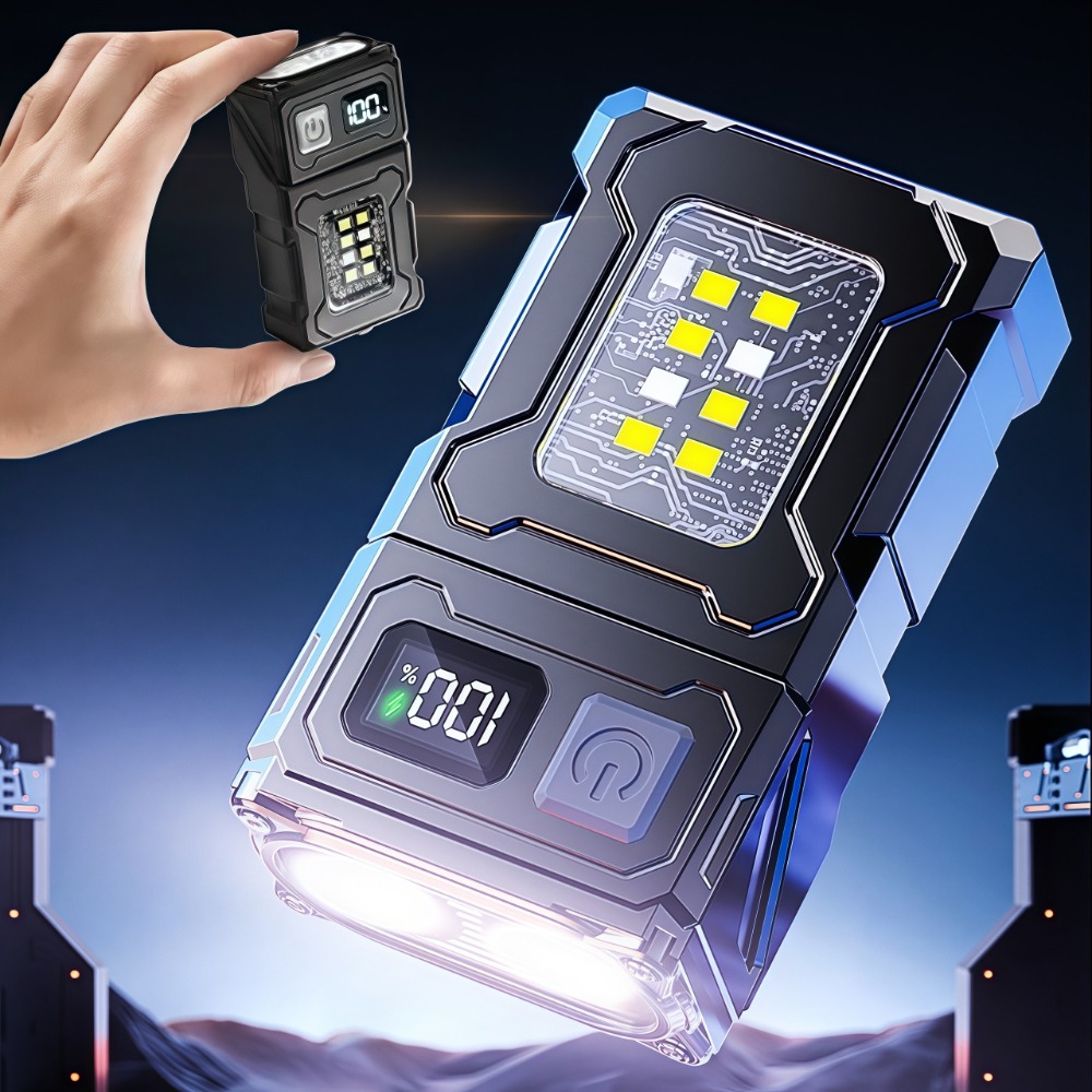 مصباح يدوي LED صغير قابل لإعاد - مراجعة Outdoor Lighting For Camping وسعره