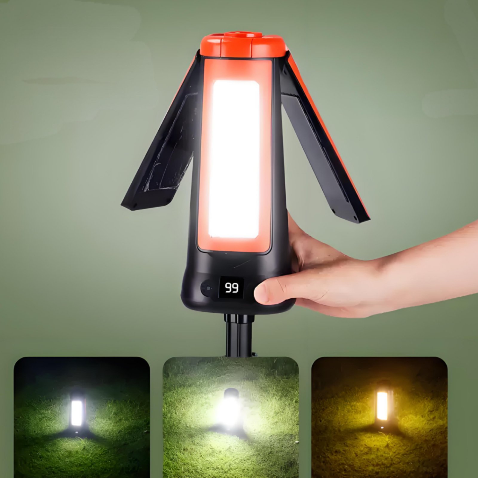 مصباح خيمة تلسكوبي قابل للتعدي - مراجعة Outdoor Lighting For Camping وسعره