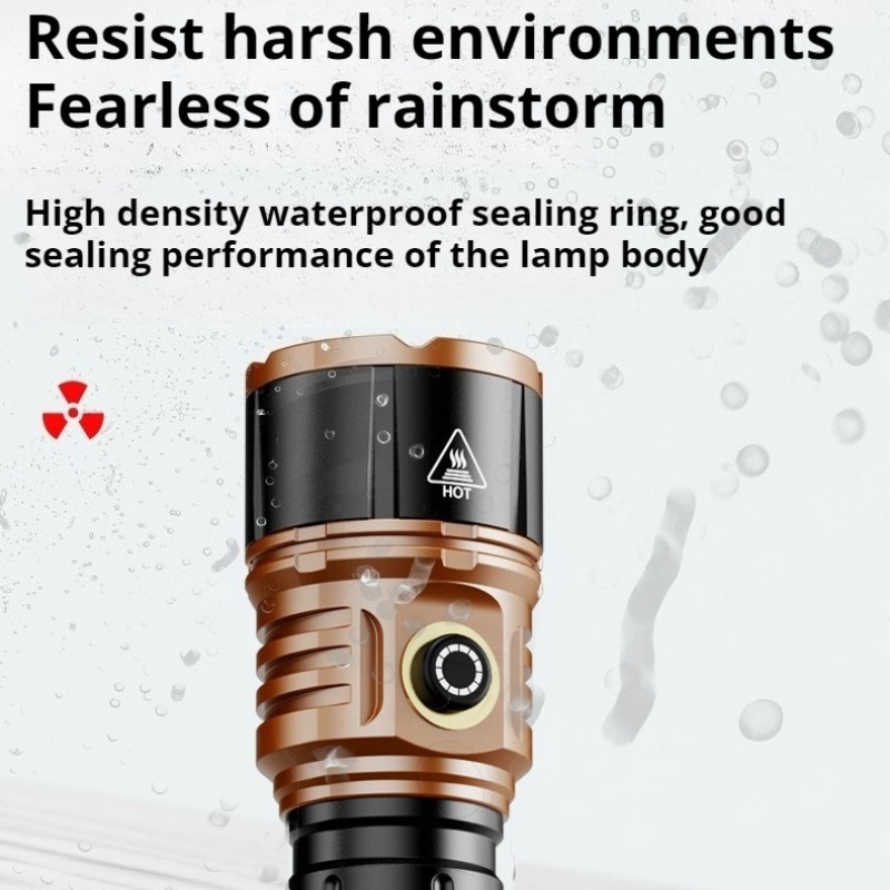 مصباح يدوي LED قوي عالي الطاقة - مراجعة Outdoor Lighting For Camping وسعره