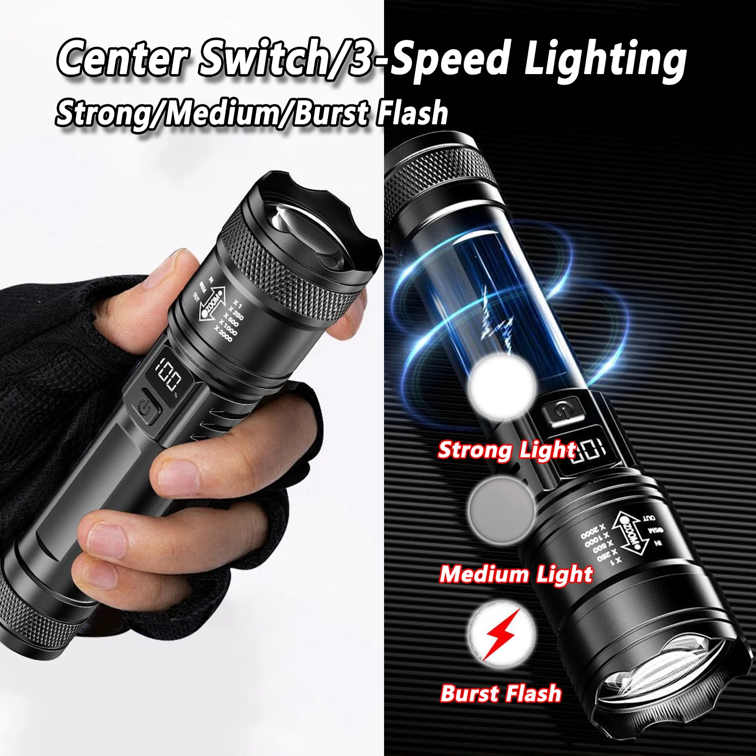 مصباح LED فائق السطوع مصباح يد - مراجعة Outdoor Lighting The Range وسعره