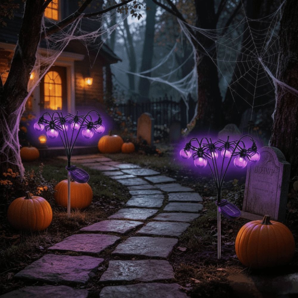 مصباح على شكل هيكل عظمي بإضاءة - مراجعة Outdoor Lighting Front Yard وسعره