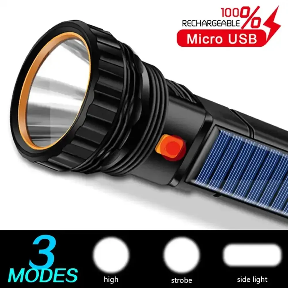 مصباح يدوي LED شمسي متعدد الوظ - مراجعة Outdoor Lighting The Range وسعره