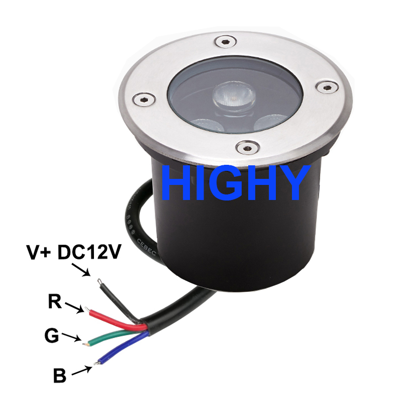 التحكم الخارجي 4-wire RGB LED  - مراجعة Outdoor Lighting Underground Wiring وسعره