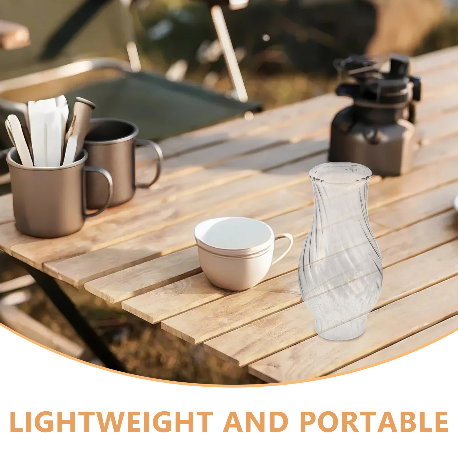 مصباح تخييم خارجي محمول بغطاء  - مراجعة Outdoor Lighting Glass Replacement وسعره